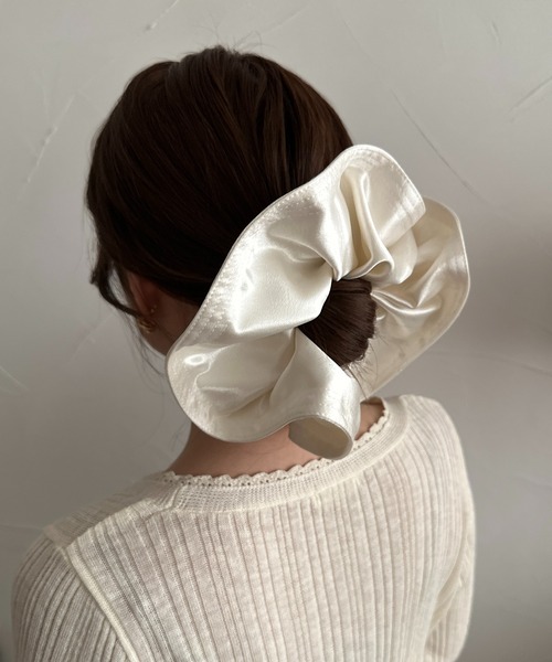 【apres jour clair】緞面蓬蓬髮圈3入組