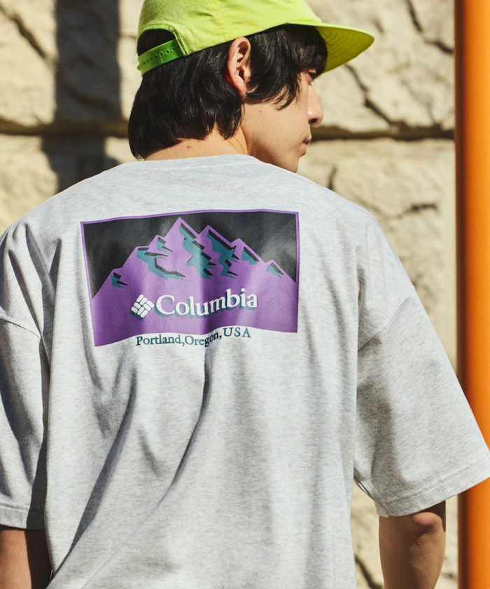 Columbia×FREAK'S STORE 聯名限定 背面印花 圓領T恤【限定款】