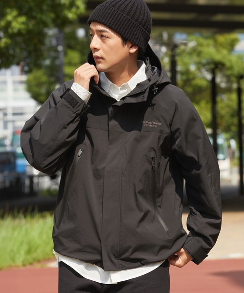 THE CRAFT CREW PRODUCTS 機能尼龍 抽繩 撥水彈性 登山連帽外套