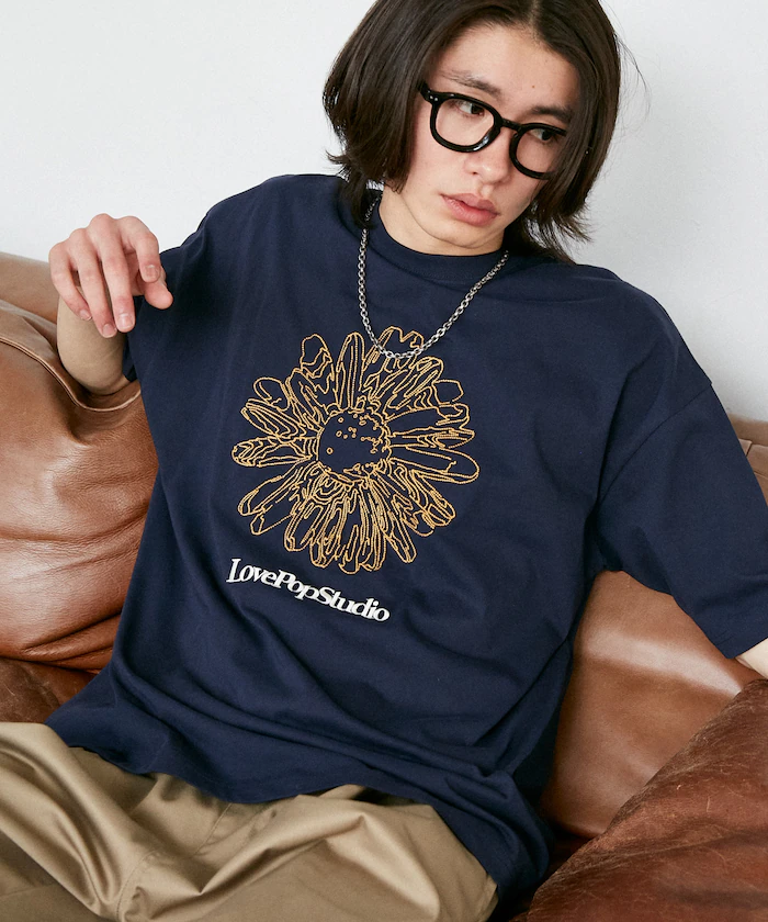 LOVE POP STUDIO 花卉刺繡短袖T恤【限定款】 | 上衣| PUBLUX